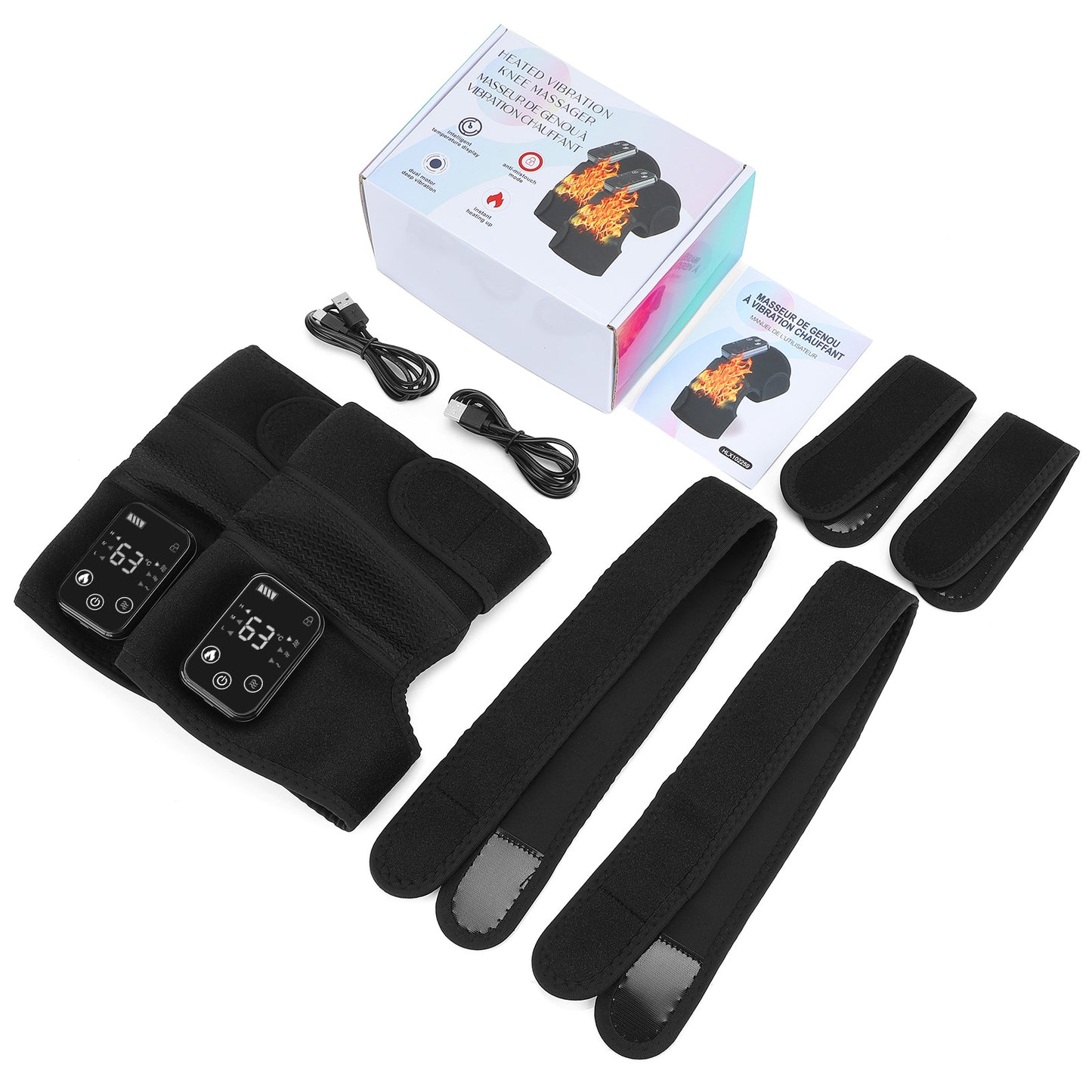 Electric Heating Massage Knee Protector For Old Cold Legs, Ai Cao Knee Massager