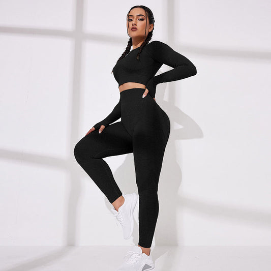 Seamless Womens Sports Yoga Set Fitness Apparel