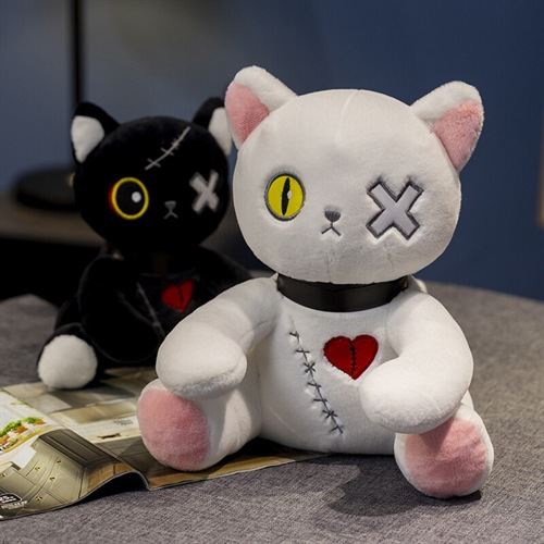 Dark Cat Series Funny Mood Cat Doll Plush Toys
