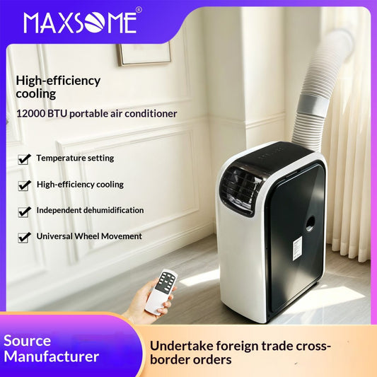 12000BTU Dual-Pipe Portable Air Conditioner, No Outdoor Unit, Cooling And Heating All-in-One Unit, Installation-Free, Small European Style Air Conditioner