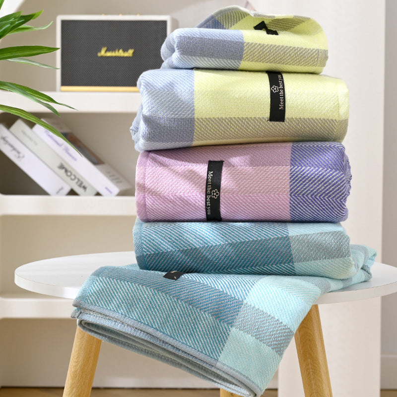 Soft Absorbent Gauze Bath Towel Beach Towel For Home Use