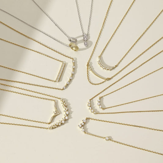 S925 Sterling Silver Temperamental Necklace Female Inlaid Zircon Japanese And Korean