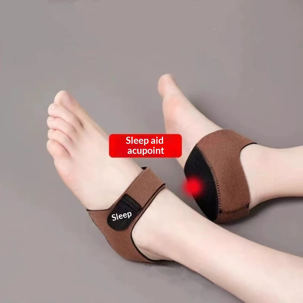Insomnia Acupressure Massage Insoles With Sleep-Enhancing Velcro Foot Socks