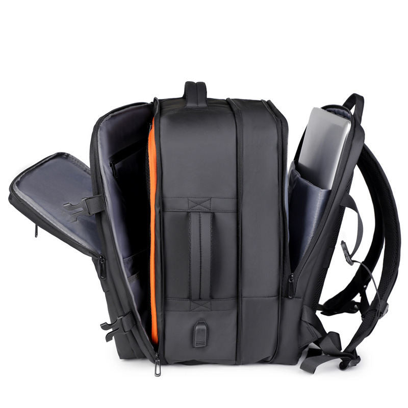 Mens Large-Capacity Backpack For Outdoor Travel And Commuting