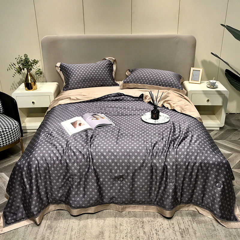 High-end Tencel Summer Cooling Duvet Four-piece Set