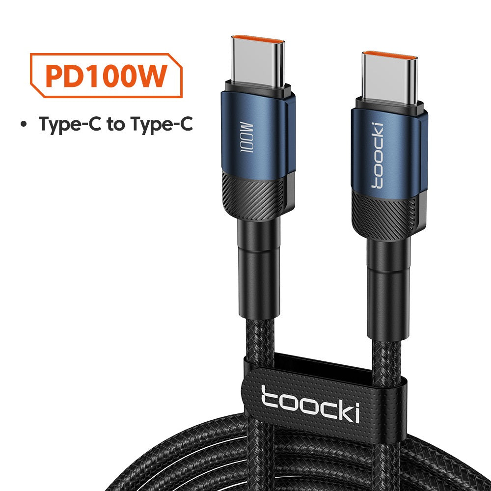 Aluminum Alloy Data Cable Type-C 5A Fast-Charging Cable