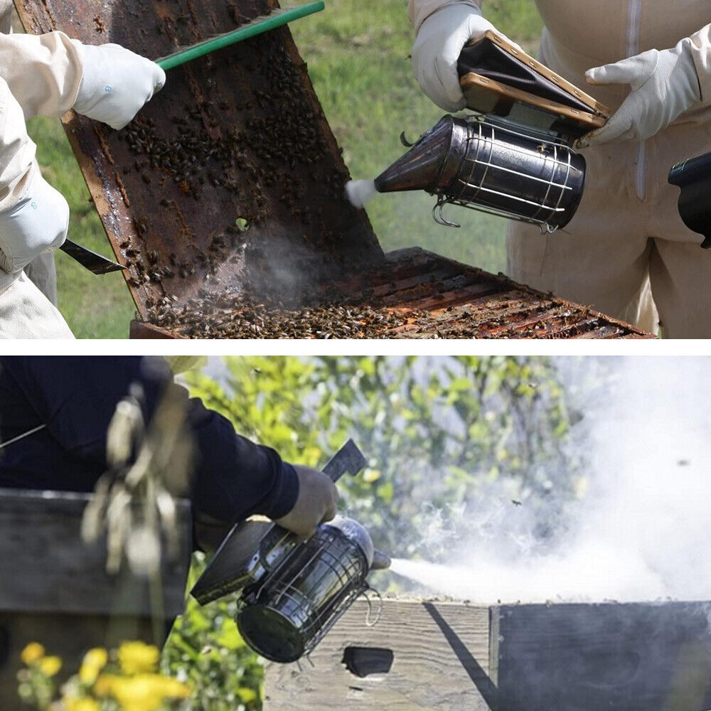110 Beekeeping Equipment Tool Bee Smoker Brush Fork Hive Tool Bee Catcher Marker