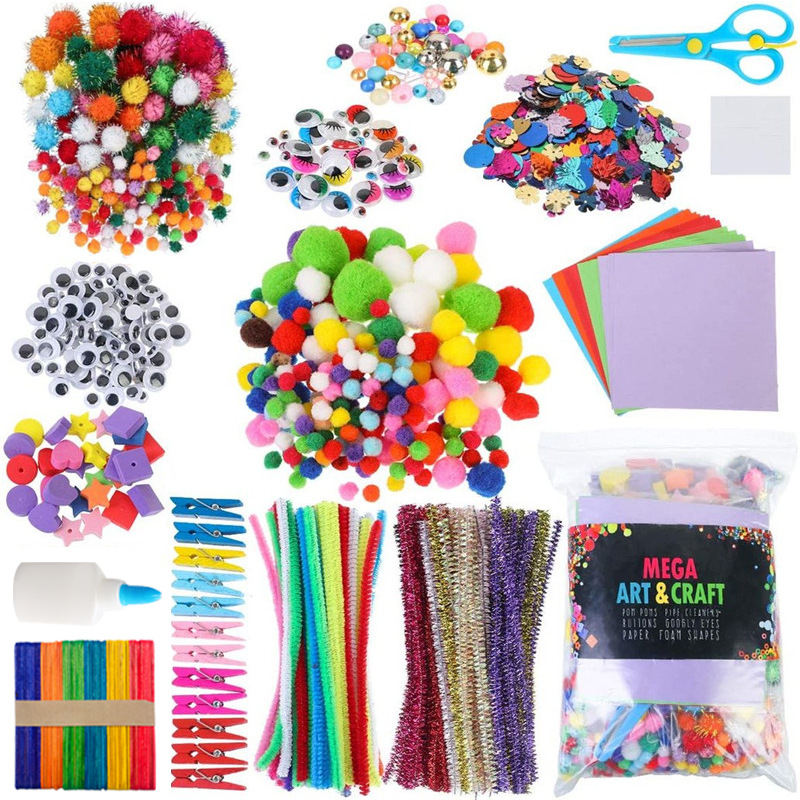 1200pcs Children's Educational Handmade Children's Toys Handmade Art Suit