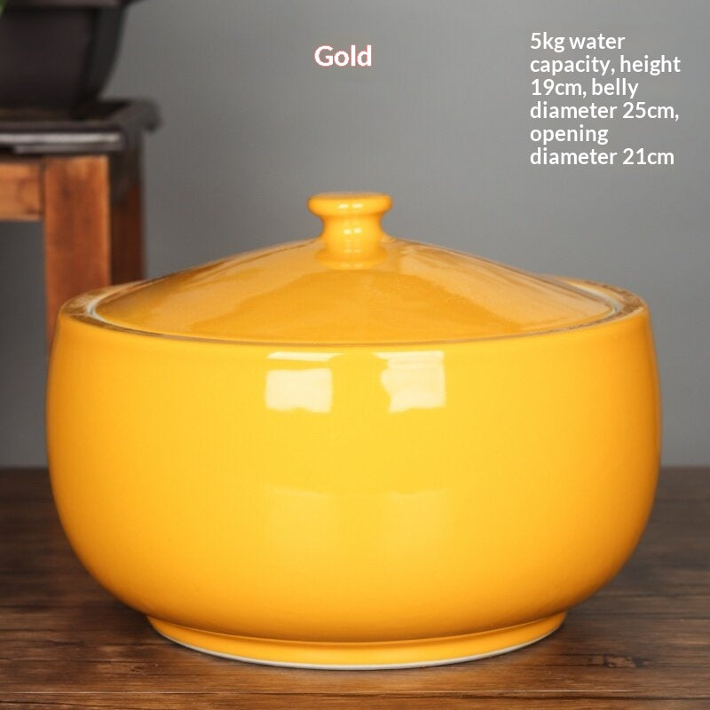 Jingdezhen Ceramic Tea Caddy With Lid Premium Quality