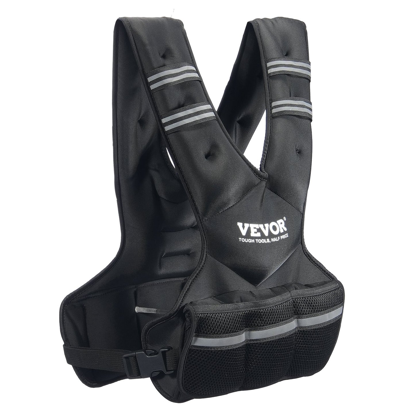 Adjustable Weighted Vest, 20-32lb Weight Vest With 6 Ironsand Weights And  Reflective Stripe, Body Weight Vest Exercise Set For Men Women, Workout Equipment For Strength Training Running Jogging