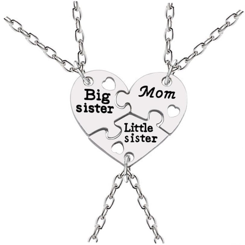Simple Heart-shaped Pendant For Sisters And Best Friends