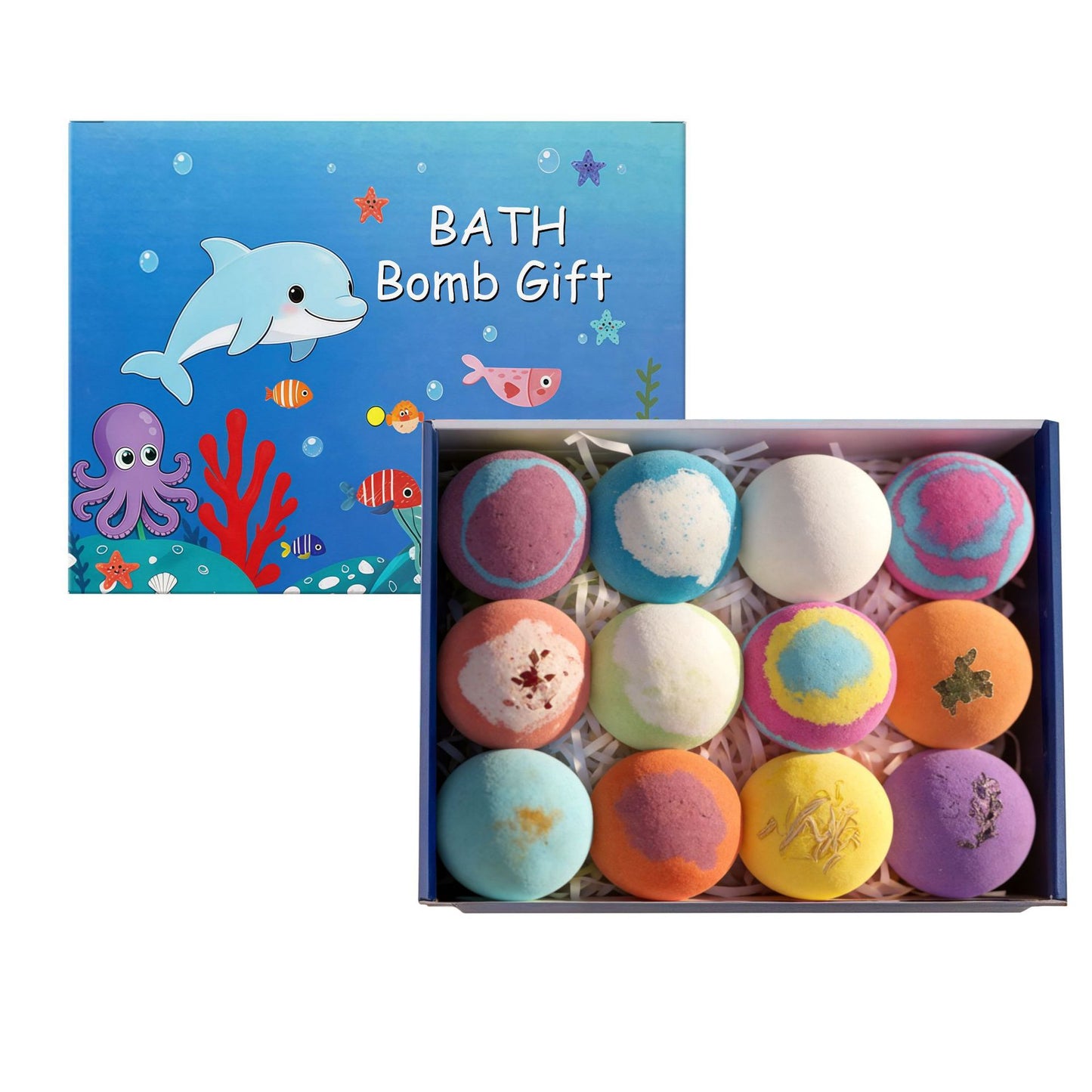 Doll-Shaped Salt Bath Ball Set Box For Gentle Cleansing, Care, And Moisturizing Of Delicate Skin All Over The Body For Daily Bathing And Care