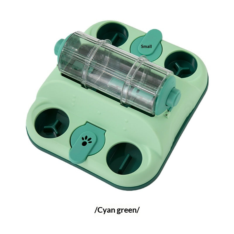 Pet Toy Food-dispensing Cat Slow Feeder Rolling Bowl