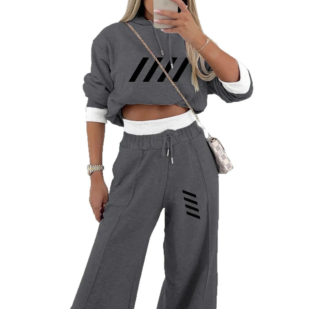Women's Sportswear Autumn And Winter Casual Fashion Korean Version Hooded Sweatshirt