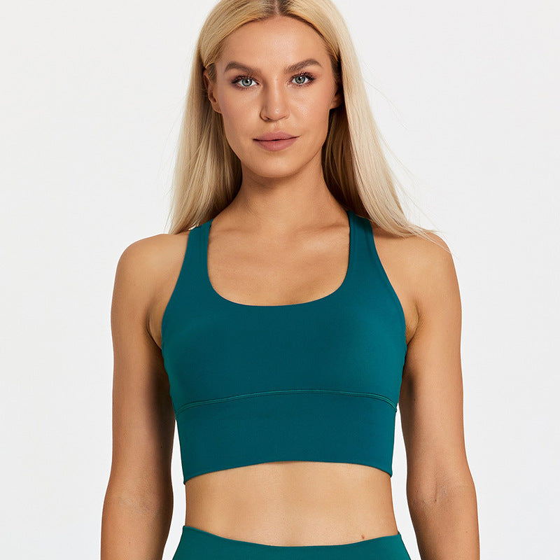 Women's Beauty Back Exercise Underwear Yoga Clothes With Chest Pad