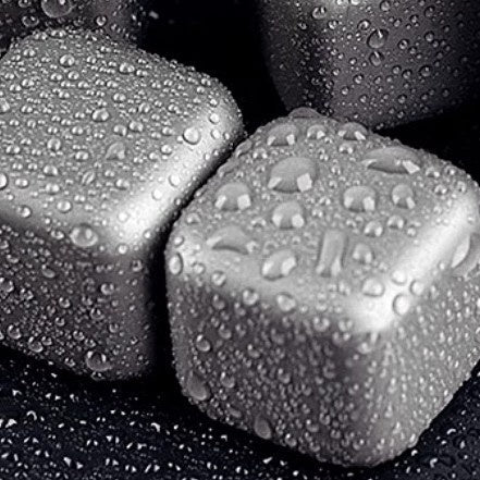 Pure Titanium Ice Cubes Food-Grade Metal Ice-Making Gadget