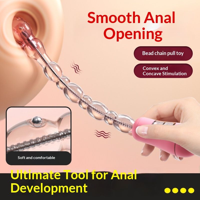 Vibrating Pulling Bead Massage Tool For Men And Women