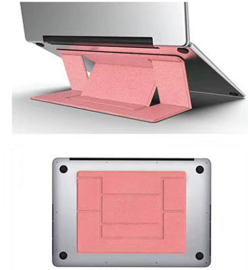 Laptop Leather Folding Bracket Cooling Portable Dual Angle
