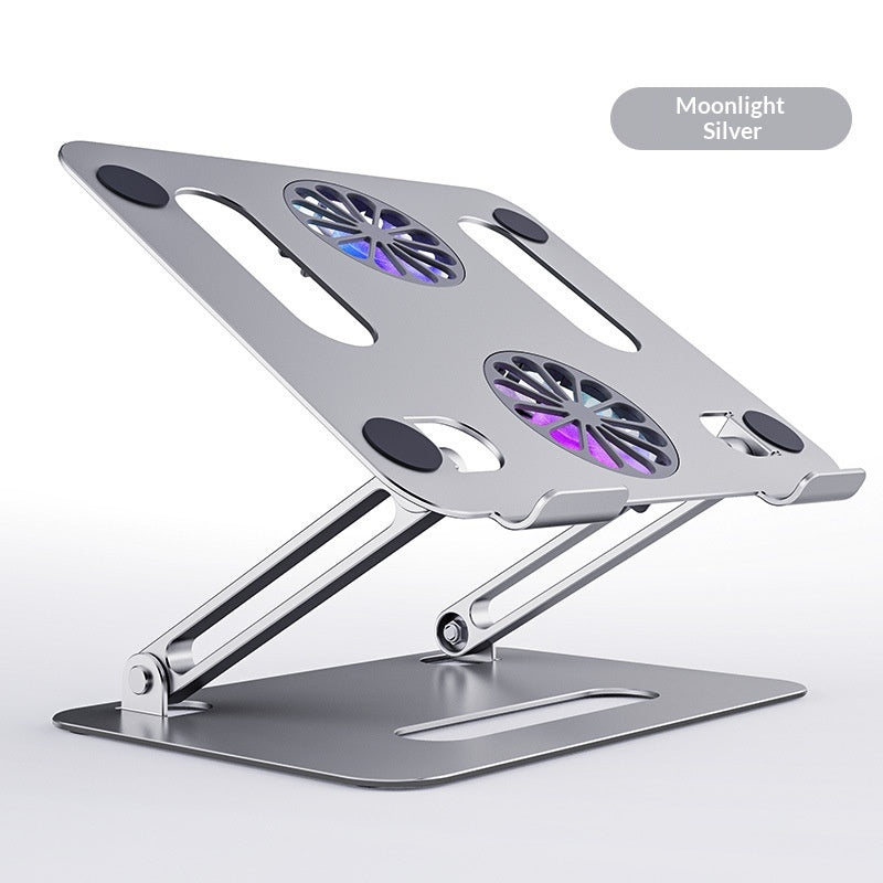 Double-layer Foldable Storage Metal Aluminum Alloy Cooling Stand