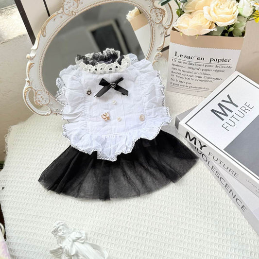 Pet Factory In Stock Wholesale Pet Dog Clothes Waltz Gauze Skirt