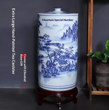 Jingdezhen Hand-painted Ceramic Tea Jar