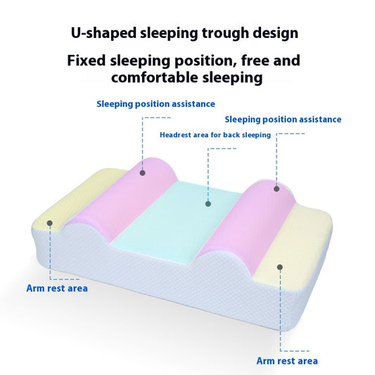 Beauty Pillow Side Sleeping Without Pressing Face Improve Sleeping Restore Pillow