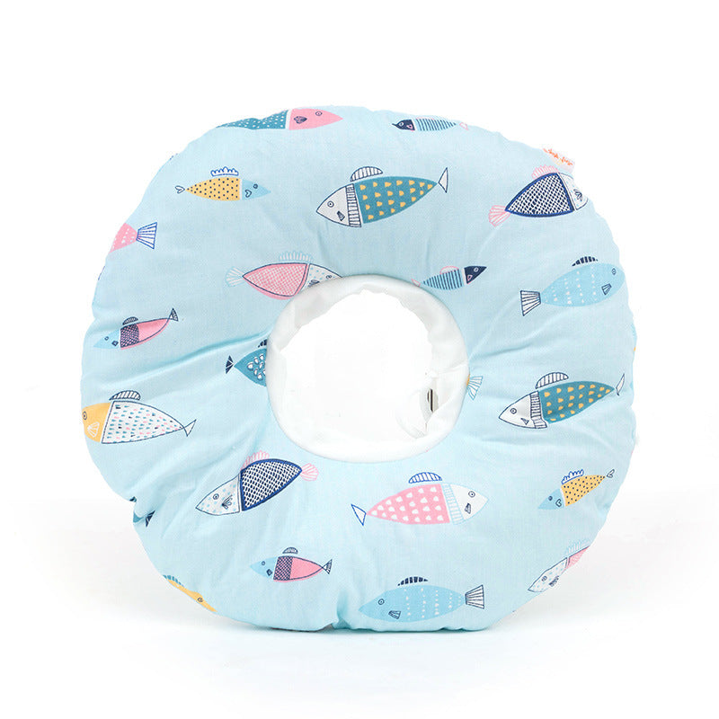 Pet Protective Collar Elizabethan Collar Adjustable Dog Cat Recovery Collar, Cute Pet Donut Collar, Soft Cone Collars For Cat Dog, Wound Healing Protective Cone After Surgery