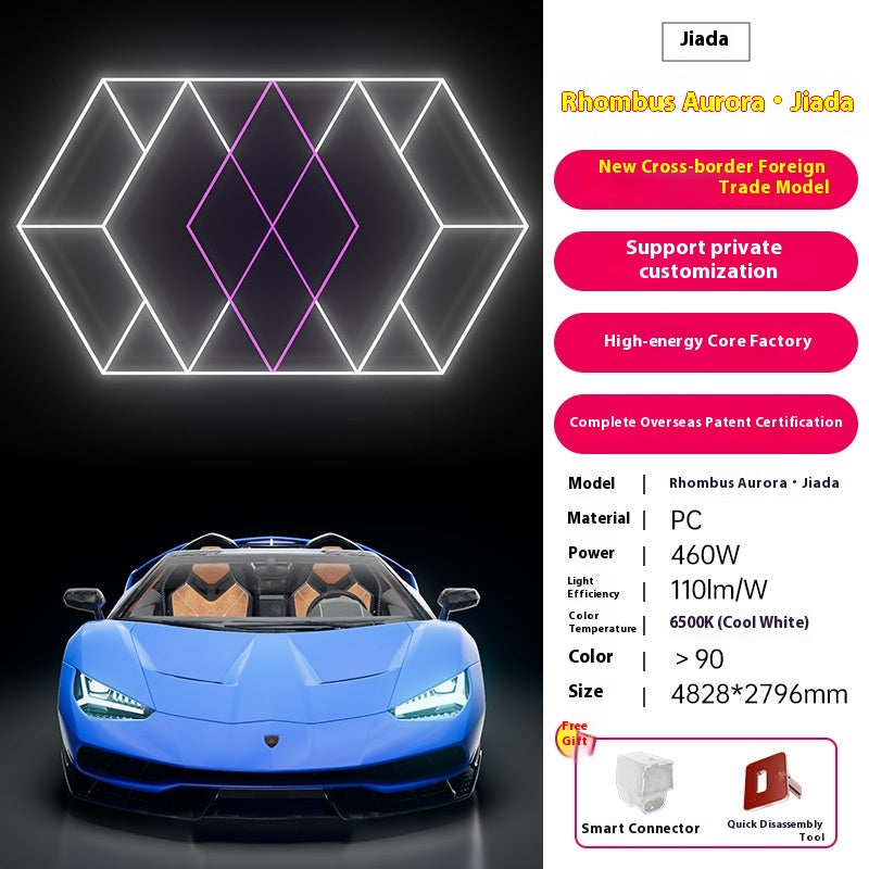 Honeycomb Car Beauty Led Station Light
