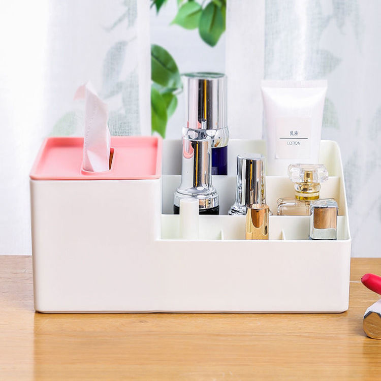 Creative Tissue Makeup Jewelry Box Home Use