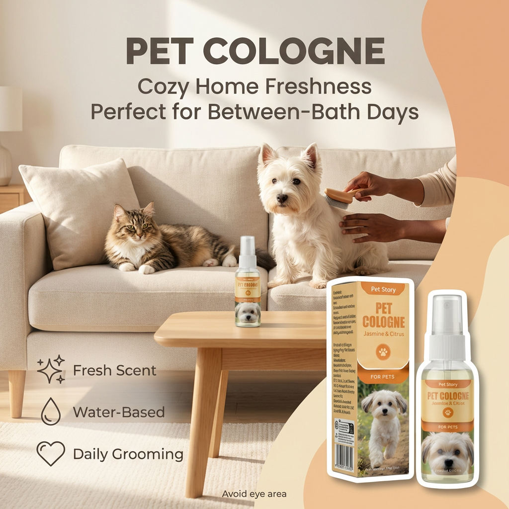 Pet Perfume Alcohol-free For Cross-border Export With English Packaging