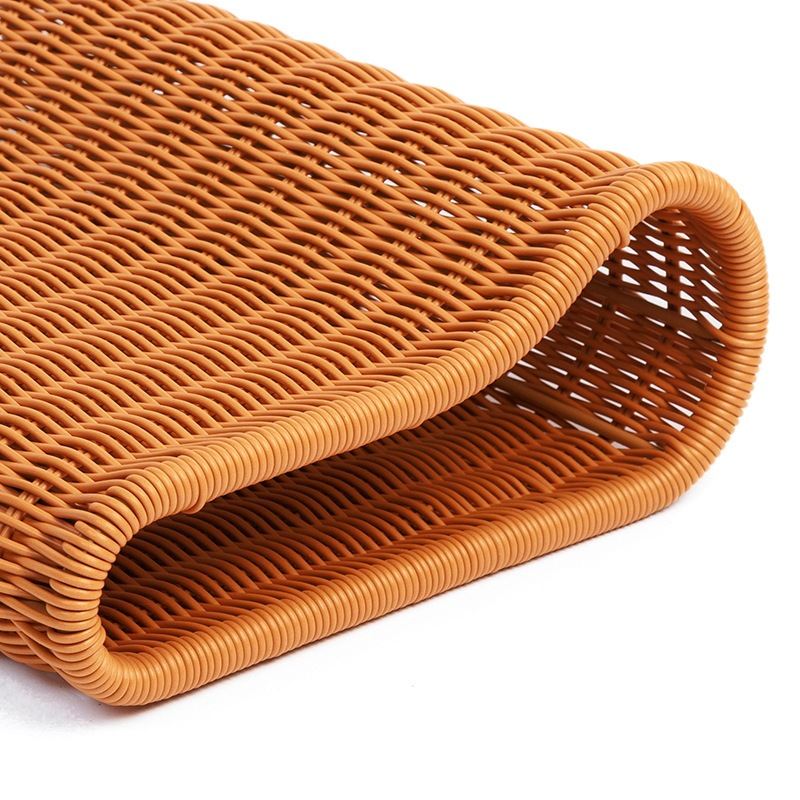 Rattan-Style Summer Cooling Pillow Cervical Supporting Pillow Cushion Handwoven