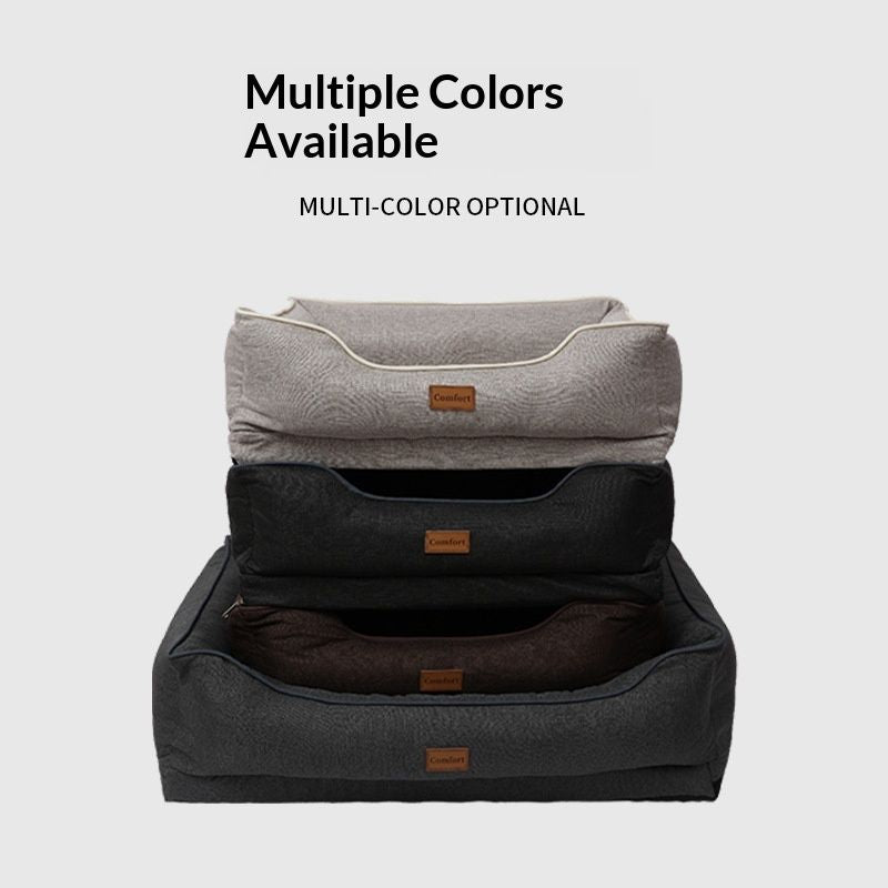 Removable Washable Pet Bed - Four Season Warm Dog Cat Nest Soft Cushion For Indoor Use