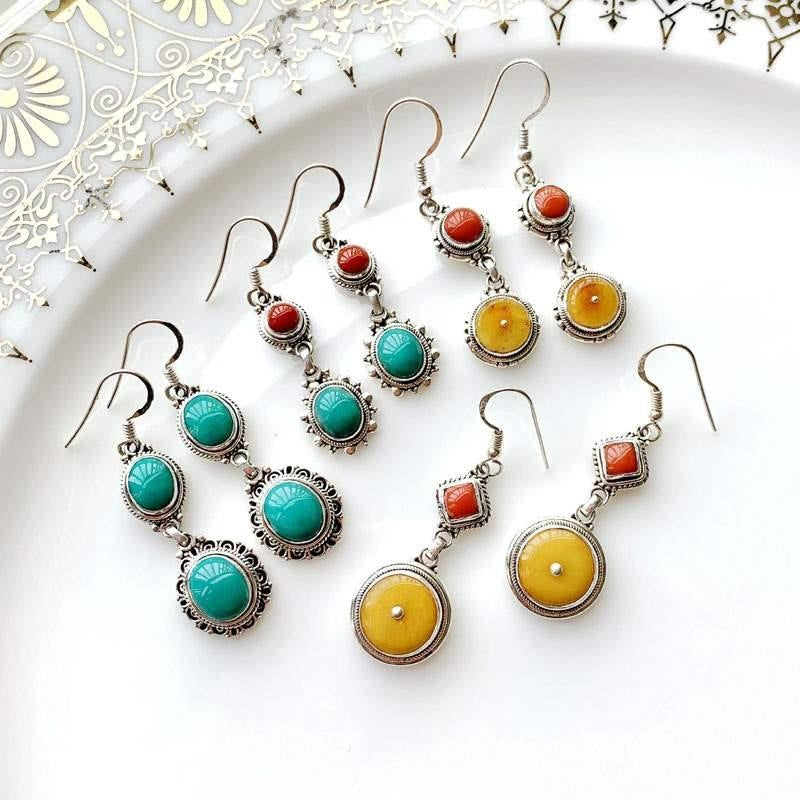 Nepal Style Silver Accessories Ethnic Style Retro