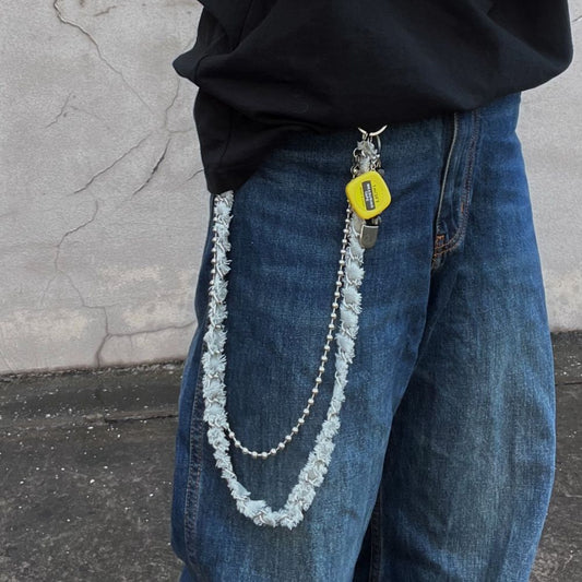 Metal Waist Chain Men's Accessories Retro Cool Pants Chain