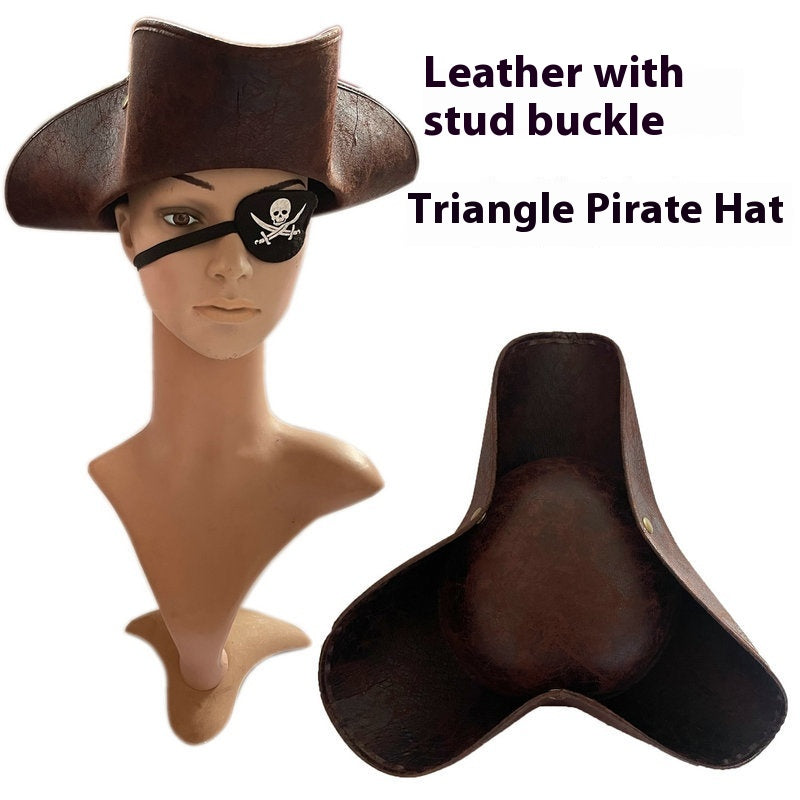 Party Makeup Ball Props Captain Hat Triangle Shawl