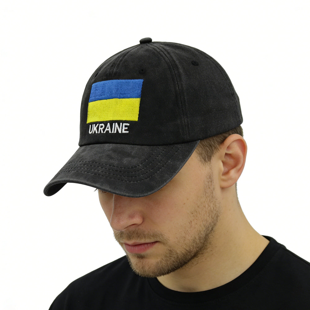 2pcs Ukraine Hats For Men Women, Ukrainian Flag Baseball Cap, Fathers Day Patriotic Christmas Birthday Gifts For Dad Mom Papa Mama Grandpa Husband Wife
