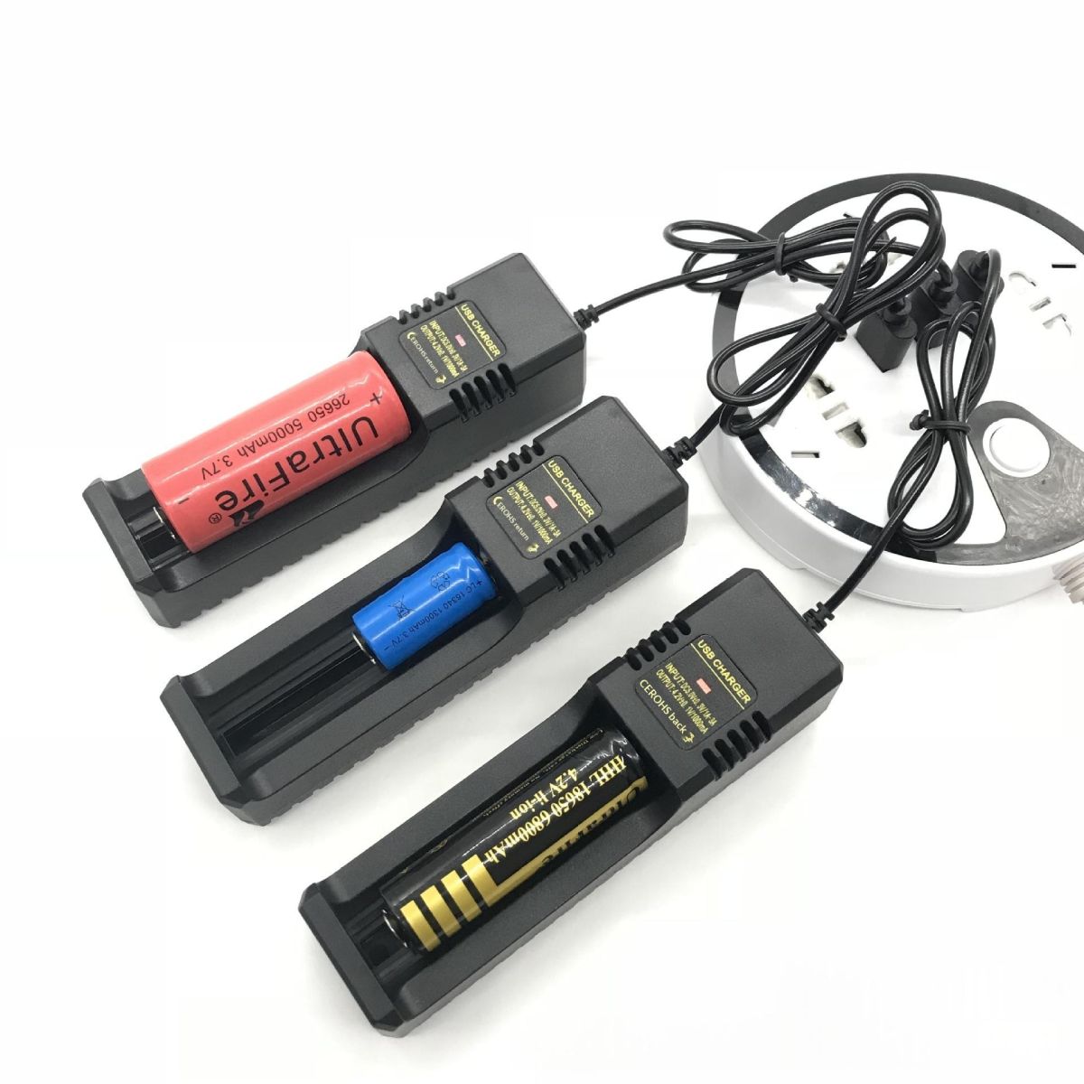 Single-slot Single-battery USB Smart Lithium Battery Charger