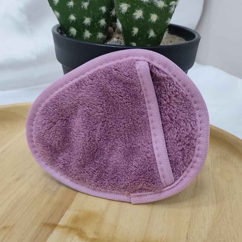 Coral Fleece Waterdrop-Shaped Skin-Friendly Puff Beauty Towel