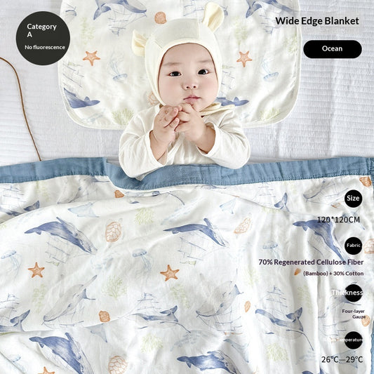 Class A Four-layer Gauze Bath Towel For Children