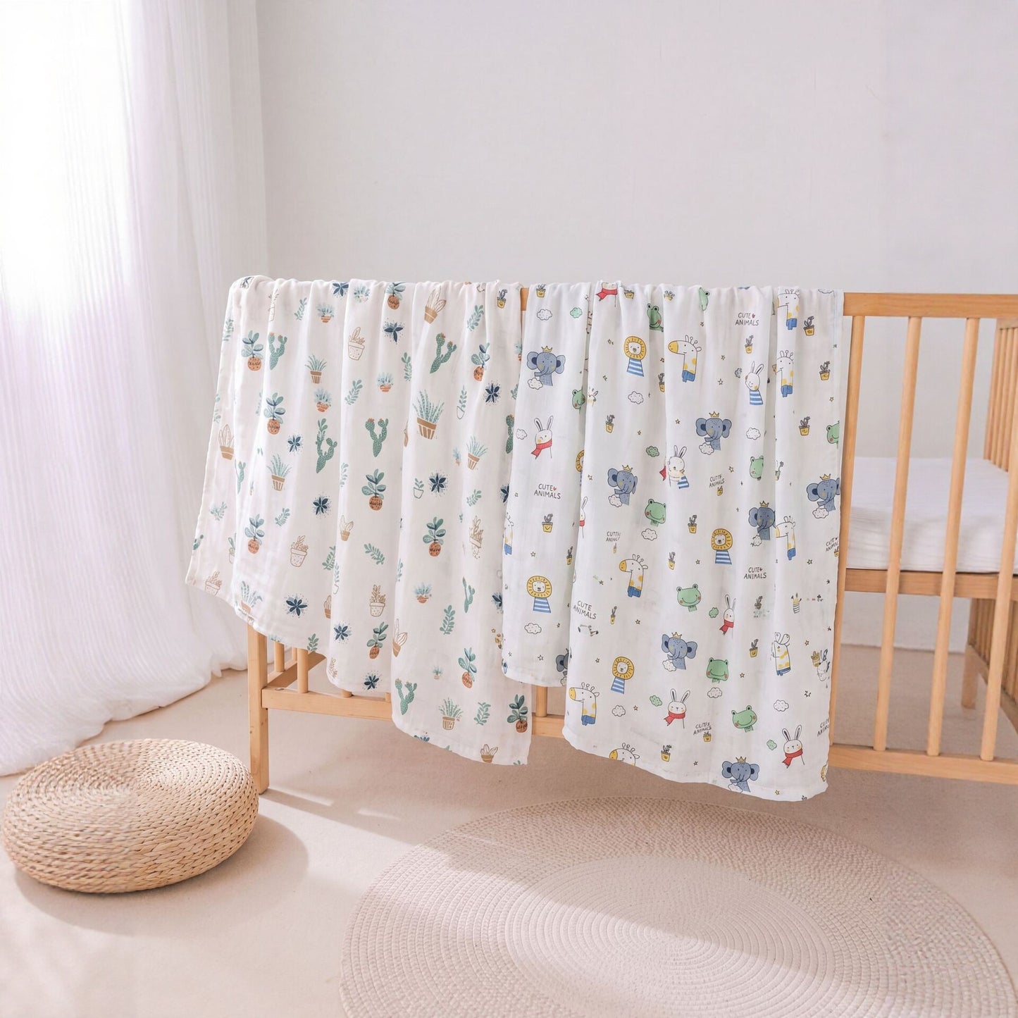 Household Newborn Cotton Gauze Bath Towel
