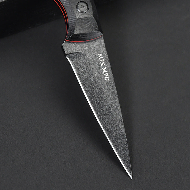G10 Non-slip Handle Utility Knife With K-sheath