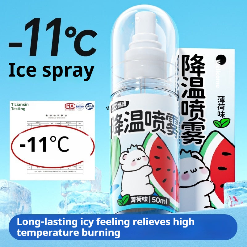 Cooling Spray Ice Cooling Agent Easy To Carry Sports Wholesale Summer Outdoor Cooling