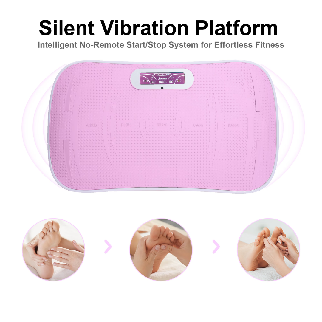 Full Body Vibration Platform Crazy Fitness Massage 10-Frequency Weight Loss & Fat Burner Shaking Machine For Unisex
