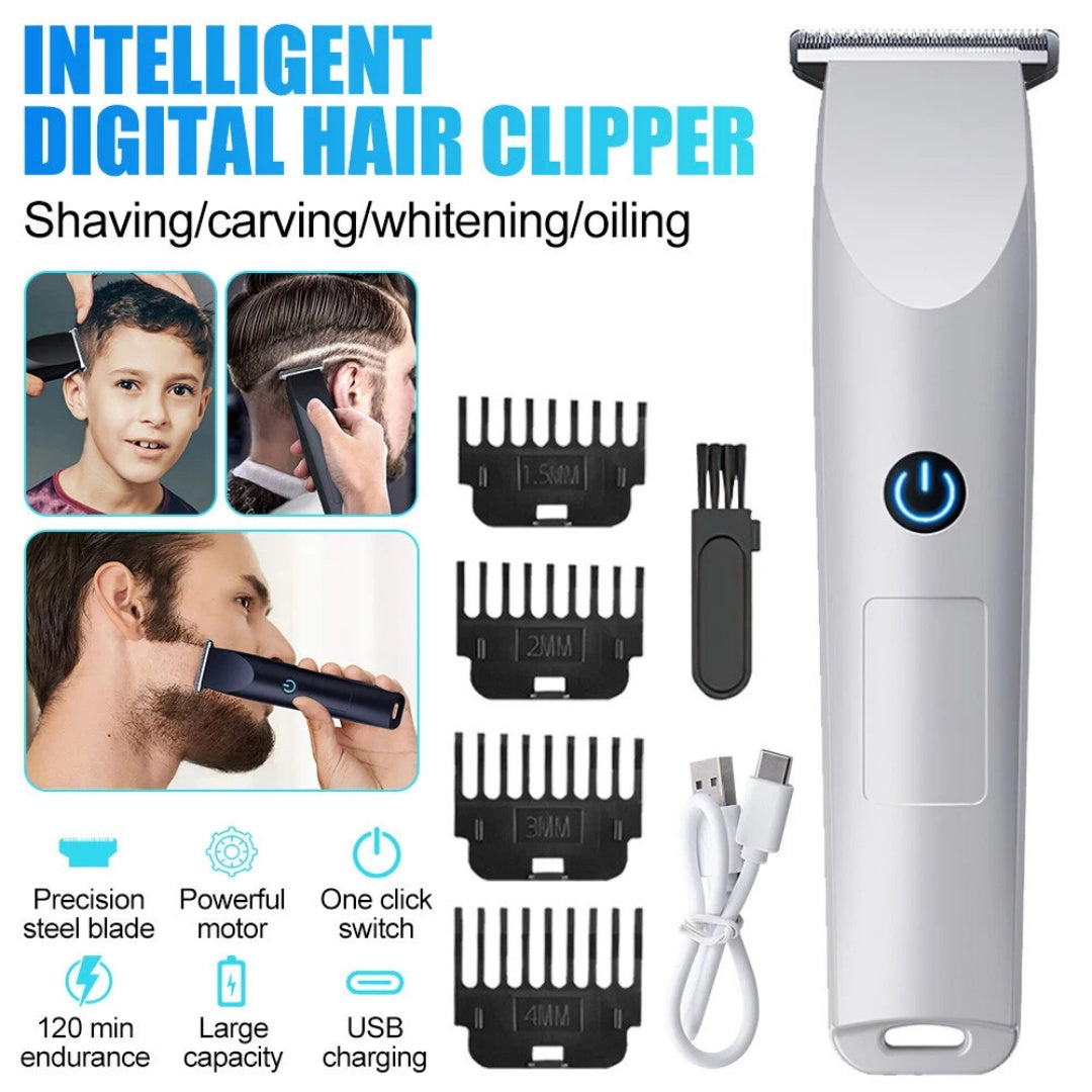 Men Cordless Hair Clippers Beard Trimmer Cutting Electric Barber Shaving Machine
