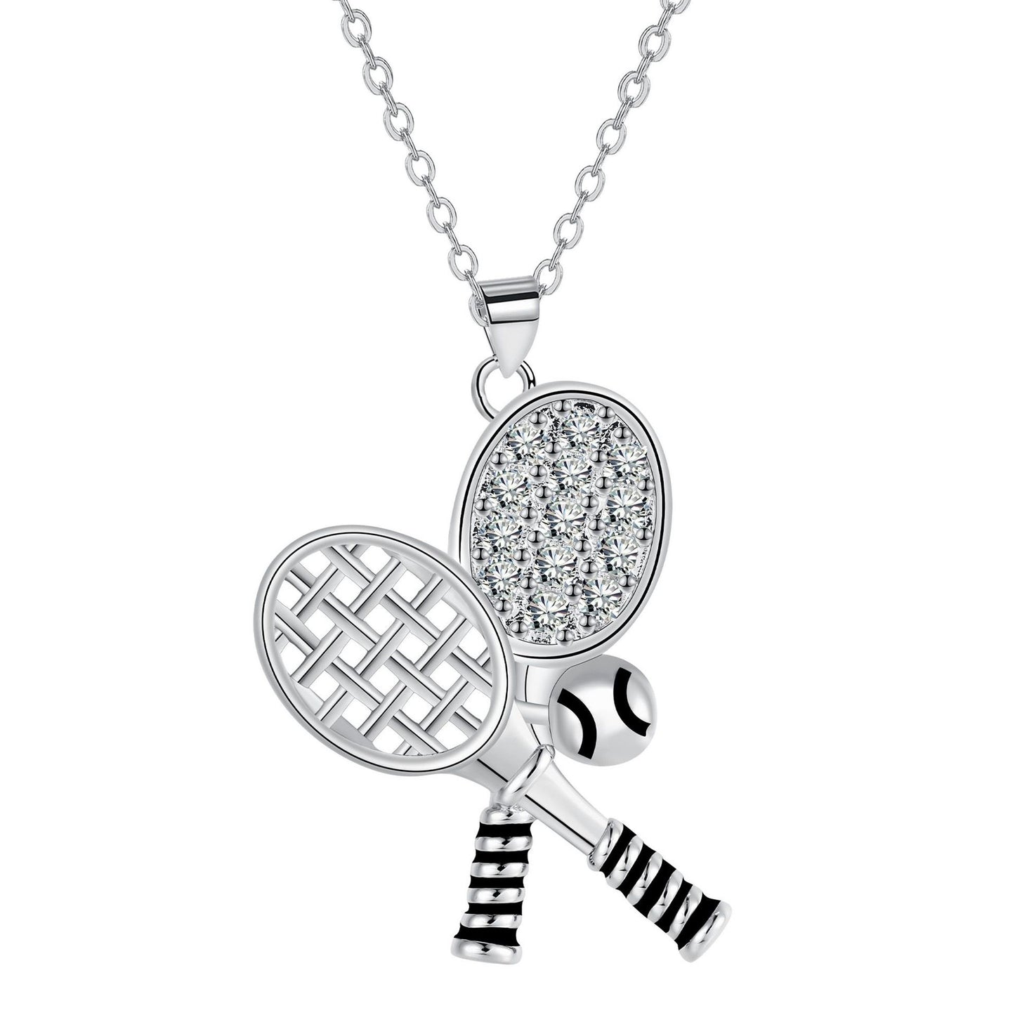 Best Seller In Europe And America Jewelry Accessories Tennis Rackets Women's Necklace Clavicle Chain