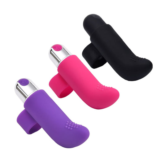 Silicone Charging Bullet Finger Vibrating Appliance