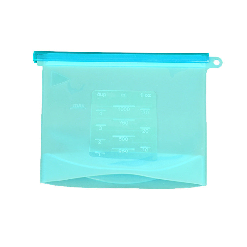 Silicone Fresh-Keeping Bags Food-Grade Sealed Bags Household Container Kitchen Food Storage Bags