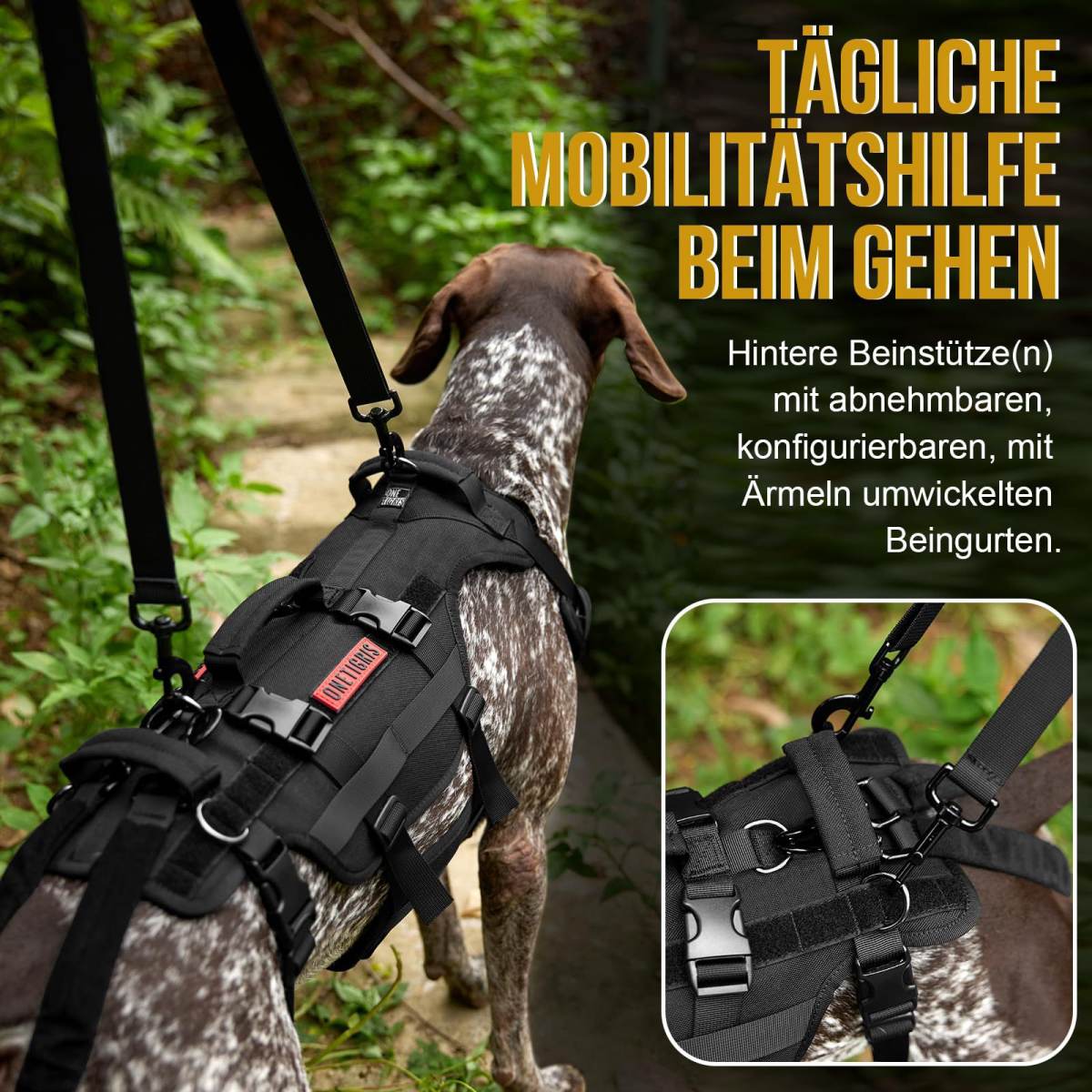 Tactical Vest Outdoor Dog Harness