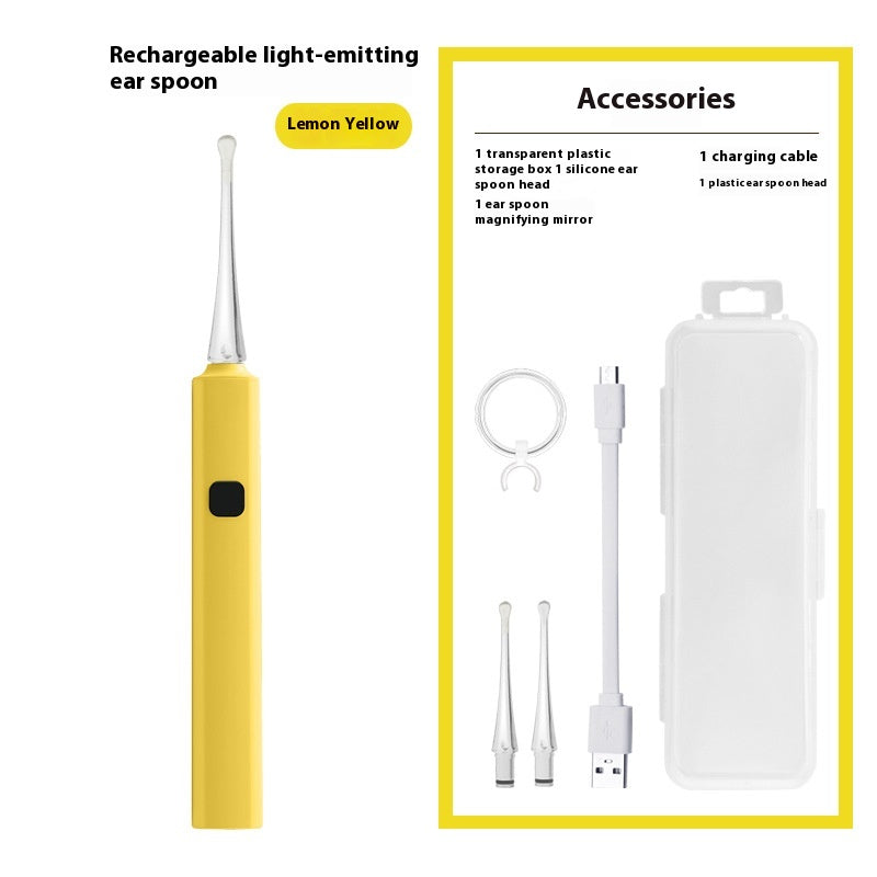 Children's Charging Visual Luminous Ear Pick Cleaning Suit