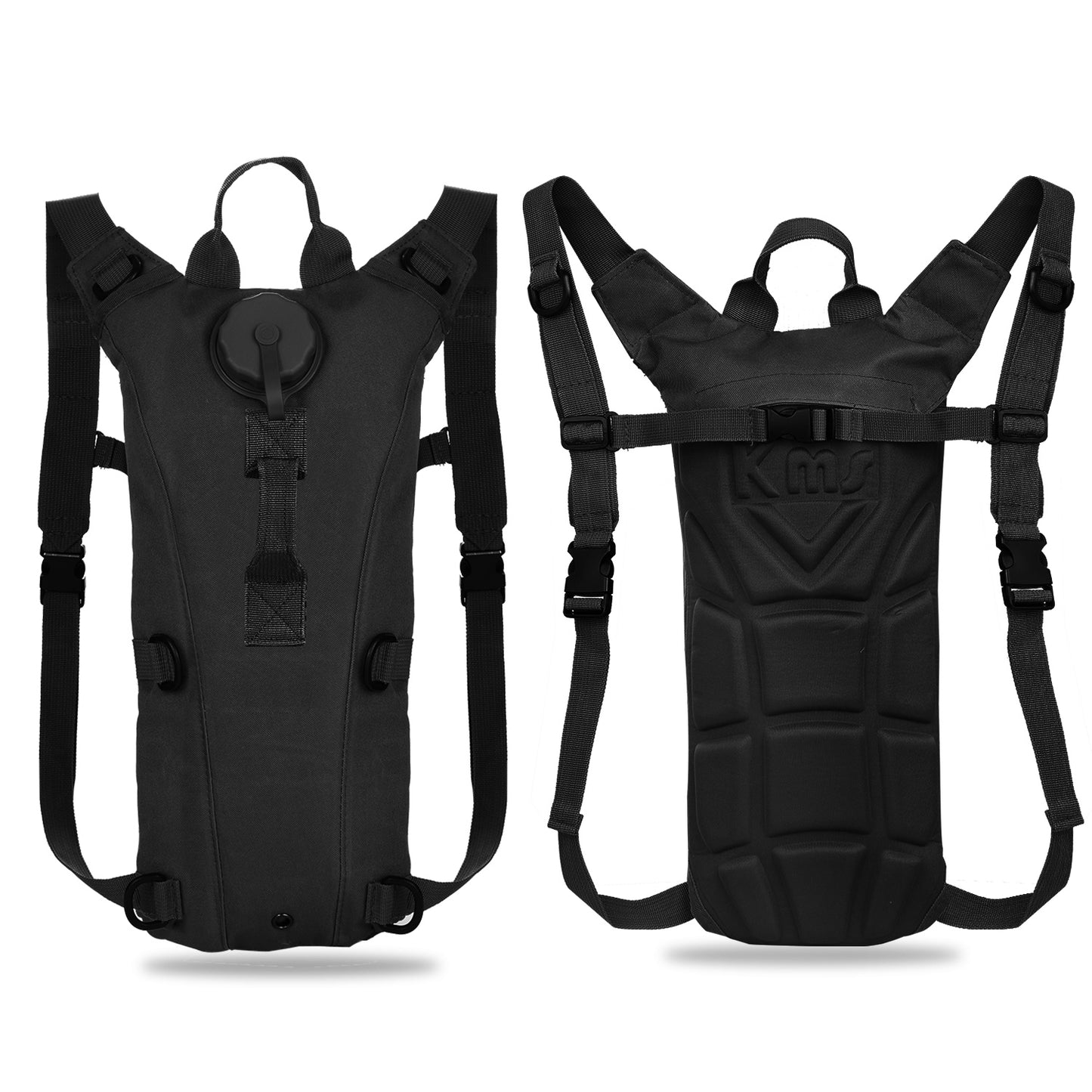 1Pc 3L Tactical Hydration Pack  Water Bladder Adjustable Water Drink Backpack For Hiking Cycling Climbing Running